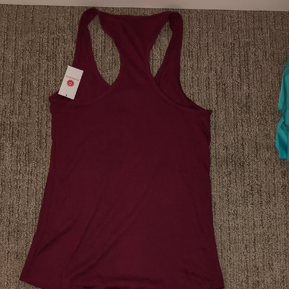 NWT Pure Barre Burgundy Tank Top - Picture 3 of 4